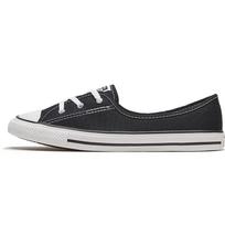 Converse Chuck Taylor All Star Ballet Lace Slip Juoda Balta (Moteriškos) Moteriški sportbačiai 566775C 37 black