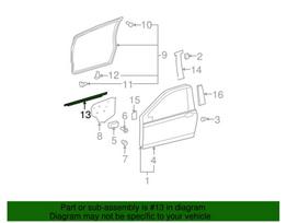 Toyota Yaris Dešinės Durų Juostos Dekoracija 2007-2011 Originalus 6816052130
