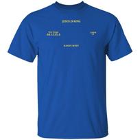 Vyriški Kanye West Jesus Is King Albumas 2019 Marškinėliai Mėlyni - Unisex S-4XL Kardashian Unisex Marškinėliai M