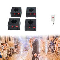 Confetti Machine with Remote Control Easy to Use for Event Concerts Disco DJ 2 Base 2 Base