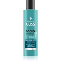 Schwarzkopf Gliss Scalp Balance giliai valantis šampūnas riebiai galvos odai 200 ml