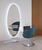 Kirpyklos veidrodis Salon Ambience Mercury LED