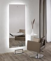 Kirpyklos veidrodis Salon Ambience Space LED