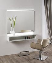 Kirpyklos veidrodis Salon Ambience Horizon LED