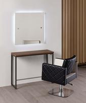 Kirpyklos veidrodis Salon Ambience London LED