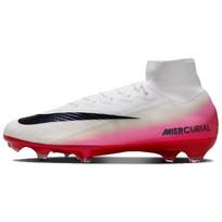 Nike Mercurial Superfly 10 Elite FG Kietos dangos Atsparūs trinčiai Futbolo Bateliai Unisex Balti Raudoni Sportbačiai HJ7321-600 40
