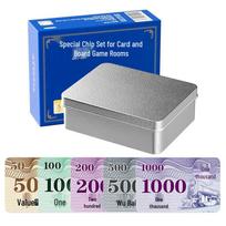 Guansheng Plastic Mahjong Chips, Game Tokens & Reward Cards