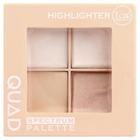 J.Cat Beauty, Quad Spectrum Face Palette Highlighter, QSP101, 6g (0.21oz)
