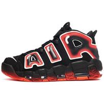 Nike Air More Uptempo Juoda Balta Lazerinė Crimson Vintažiniai Krepšinio CJ6129-001 40.5