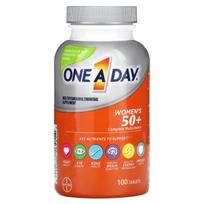 Vieną dieną, moterims nuo 50 metų, pilnas multivitaminas, 100 tablečių