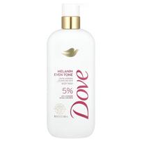 Dove, prausiklis kūnui, odos tono gerinimas (melanino pagrindu), 547 ml (18,5 fl oz)