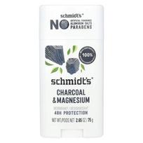 Schmidt's, natūralus dezodorantas, anglis ir magnis, 2,65 uncijos (75 g)