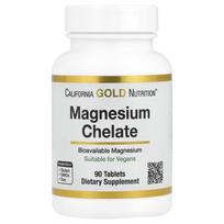 California Gold Nutrition, magnio chelatas, 210 mg, 90 tablečių