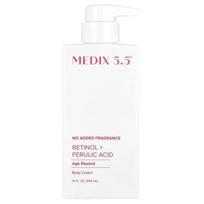 Medix 5.5, Kūno kremas, Atjauninantis, Retinolis + Ferulo rūgštis, 15 fl oz (444 ml)