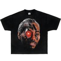 KAWHI LEONARD ROBOTAS Dėžutės formos Vintažiniai marškinėliai Krepšinio T-shirt'ai Per dydį Gatvės stiliaus Y2K Unisex Marškinėliai S