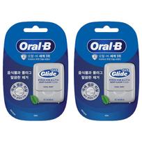 Oral-B, Glide, Pro-Health, Originalus giliai valantis dantų siūlas, 2 pakuotės, po 40 m