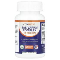 Vitamatic, Salivarius kompleksas, 10 milijardų, 60 kramtomųjų tablečių