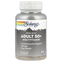 Solaray, multivitamin for adults over 50, take once daily, 90 vegetable capsules