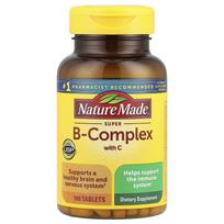 Nature Made, Super B kompleksas su vitaminu C, 140 tablečių