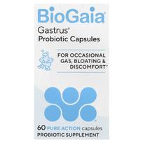 BioGaia, Gastrus® Probiotinės Kapsulės, Pure Action, 60 Kapsulių