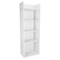 Laisvai pastatoma vonios lentyna/spinta daiktams laikyti 150x50x31 cm – balta