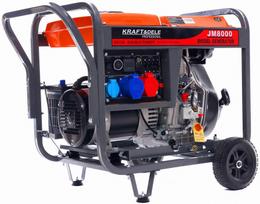 Benzininis trifazis elektros generatorius KD126 8KW 80% 230/380V