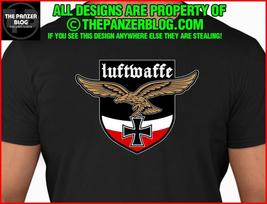 Luftwaffe ženklelio marškinėliai Vokietijos Antrojo pasaulinio karo Geležinio kryžiaus unisex marškinėliai S