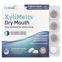 „OraCoat“, „XyliMelts®“ sausai burnai, pusiau saldus, tirpsta 40