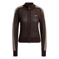 Adidas Originals Firebird Nertas sportinis džemperis Dryžuotas Sportinis Laisvalaikio Siauro kirpimo Ilgomis rankovėmis Megztas moteriškas viršutinis drabužis KE0202 S