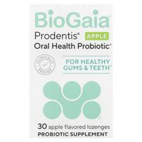 BioGaia, Prodentis®, burnos sveikatos probiotikas, obuolys, 30 pastilių
