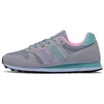 New Balance NB 373 Audiniai Žemi Bėgimo Bateliai Moteriški Pilki Žali Rožiniai WL373GT 37.5 gray