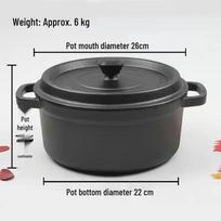 Zhishi Cast Iron Dutch Oven