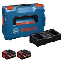 Akumuliatorių ir įkroviklio komplektas BOSCH Expert 18V 2x8,0Ah