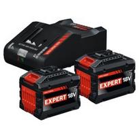 Akumuliatoriaus ir įkroviklio komplektas BOSCH Expert 18V 2x15,0Ah