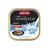 ANIMONDA Vom Feinsten Adult Milkies Beef – šlapias kačių maistas – 100g