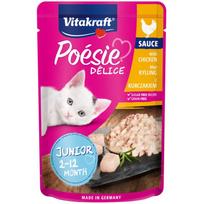 VITAKRAFT POESIE DELICE JUNIOR vištiena – drėgnas kačių maistas – 85 g