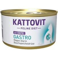 KATTOVIT Feline Diet Gastro Duck – šlapias kačių maistas – 85g