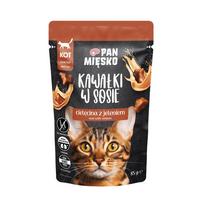 PAN MIĘSKO Pieces in sauce Veal with deer – šlapias kačių maistas – 85g
