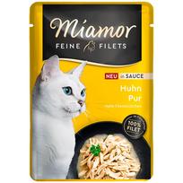MIAMOR Feine Filets Chicken in sauce – šlapias kačių maistas – 100g