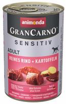 ANIMONDA GranCarno Adult Sensitiv Beef with potatoes – šlapias maistas šunims – 400g