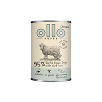 OLLO Puppy Umami Jautiena ir Žaliosios Prieskrandžiai su Anties Kepenėlėmis – šlapias šunų maistas – 850g
