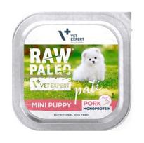 RAW PALEO Pâte Mini Puppy Pork – drėgnas ėdalas šunims – 150g