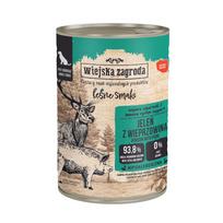 WIEJSKA ZAGRODA Forest Flavours Venison with pork – drėgnas ėdalas šunims – 400g