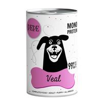 PAKA ZWIERZAKA Pepe Veal – drėgnas ėdalas šunims – 400g