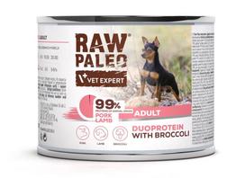 RAW PALEO Duoprotein Pork & Lamb Adult – drėgnas ėdalas šunims – 200g