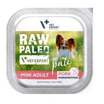 RAW PALEO Pâte Mini Adult Pork – drėgnas ėdalas šunims – 150g