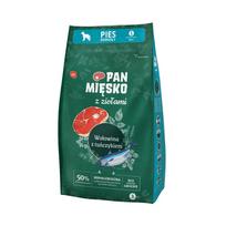 PAN MIĘSKO with Herbs Beef with tuna S – sausas maistas šunims – 3kg