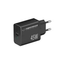 Esperanza EZC108K tinklo įkroviklis 45W Juodas