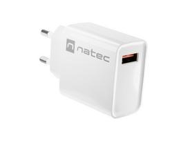 NATEC TINKLO ĮKROVIKLIS RIBERA USB-A 18W BALTA
