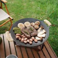 Polar Light Outdoor Cast Iron BBQ Grill Pan